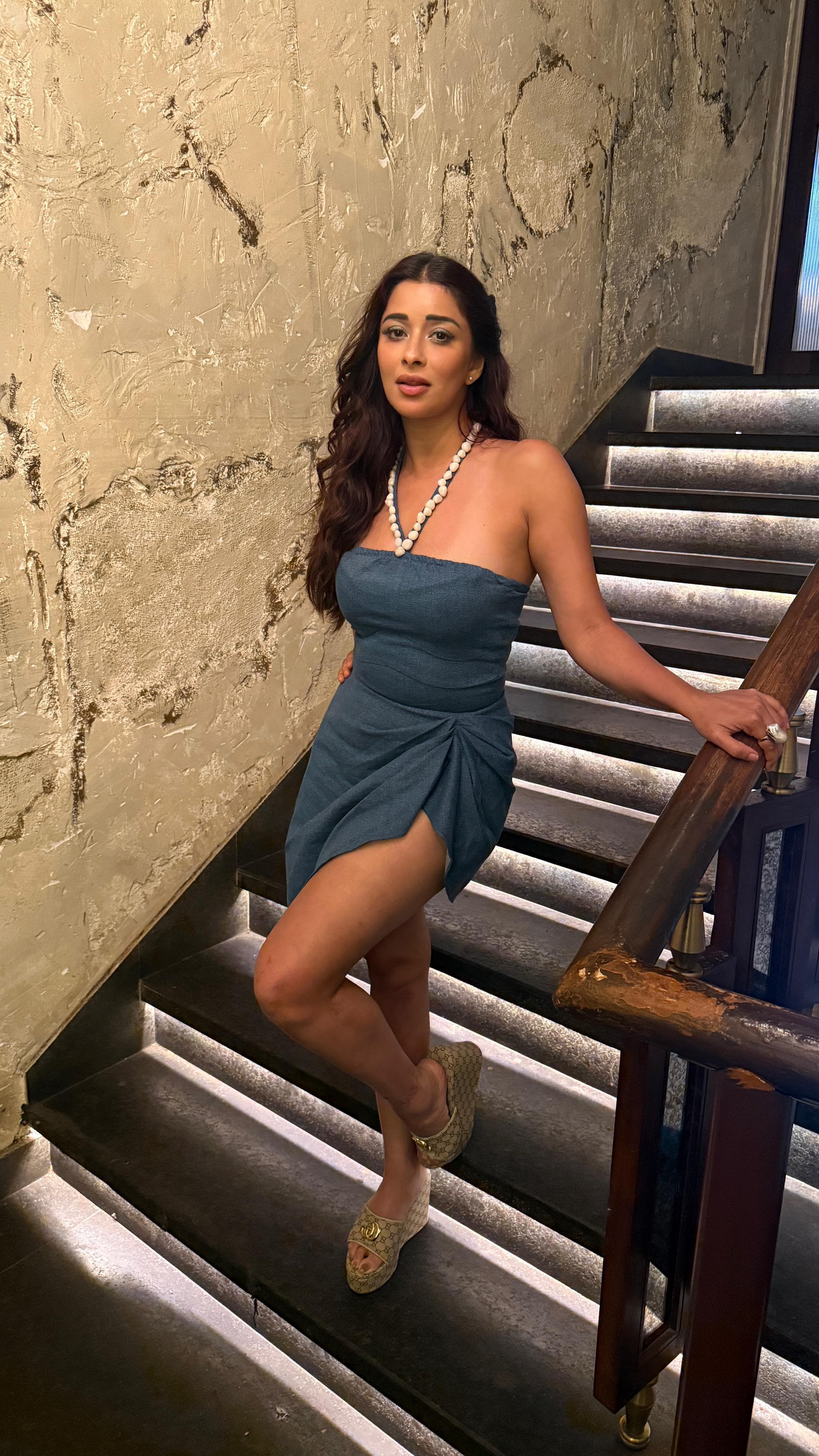 Nyra Banerjee in our Raw edge dress