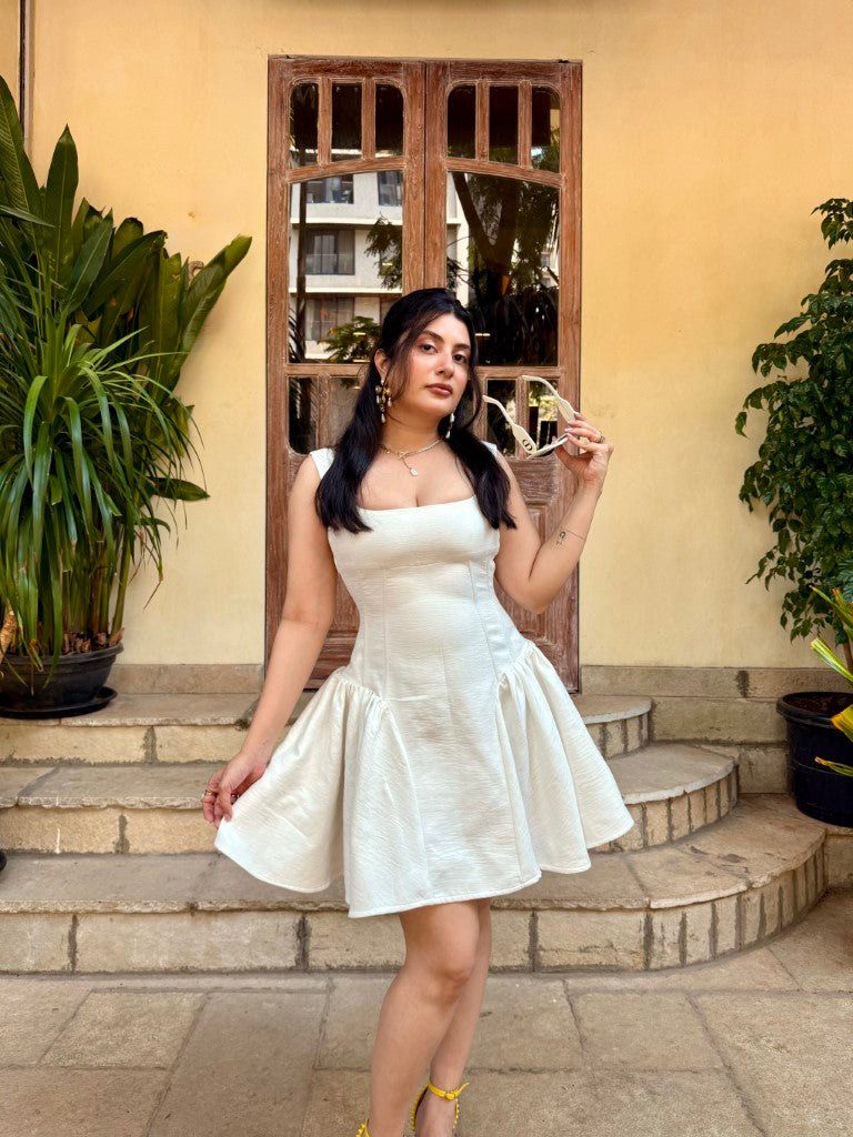 Trishala Sikka in our Emma Dress In White