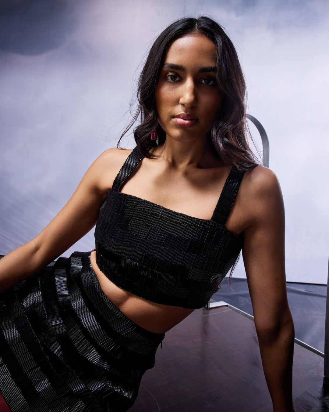 MIDNIGHT TEMPO CROP TOP