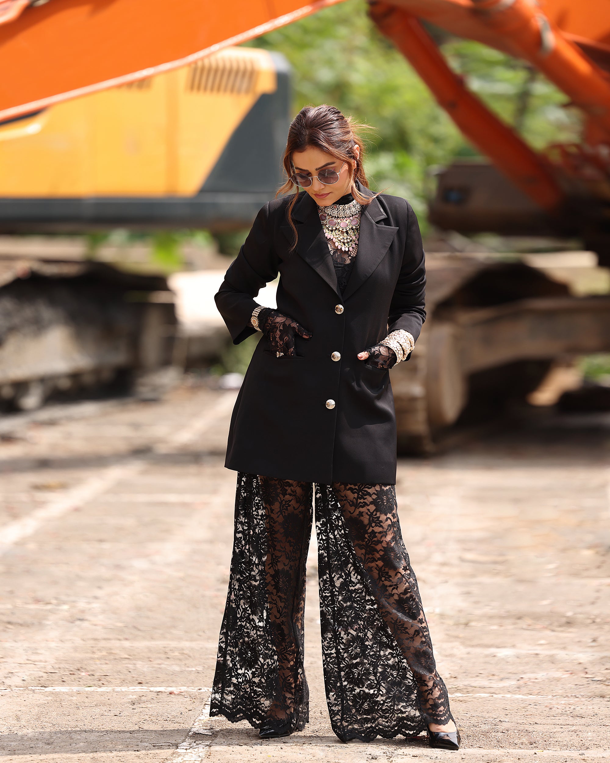 Rubina Dilaik in our Noir duality