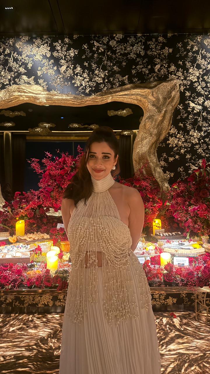 Nyra banerjee in our pearl cascade set