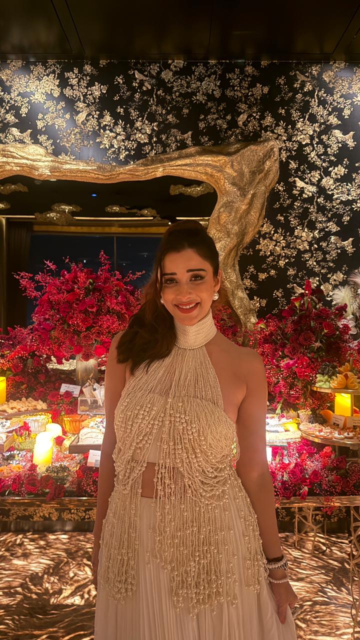 Nyra banerjee in our pearl cascade set