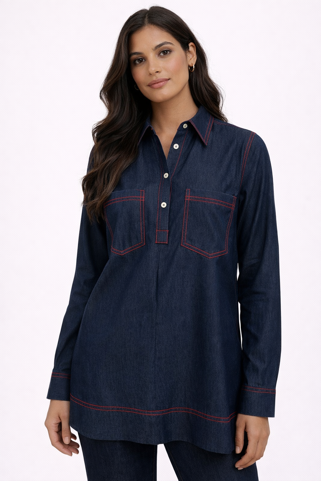 ROUGE TRACE Denim Shirt