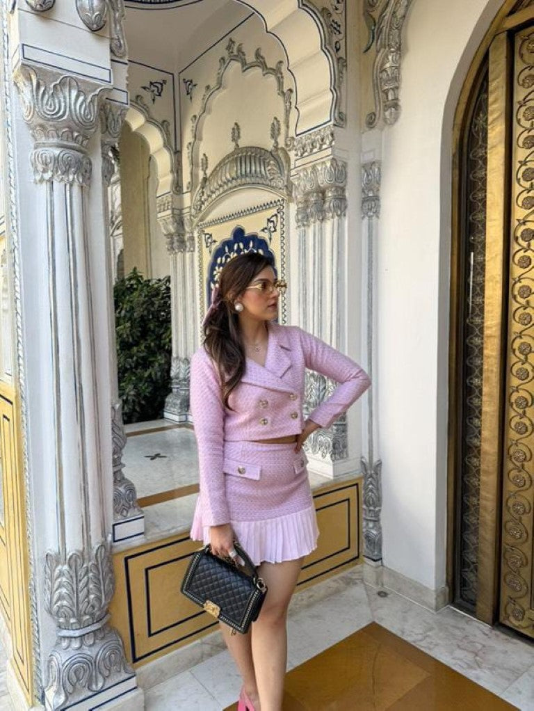Mehreen pirzadaa in our Blush Reverie