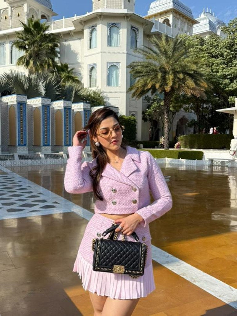 Mehreen pirzadaa in our Blush Reverie