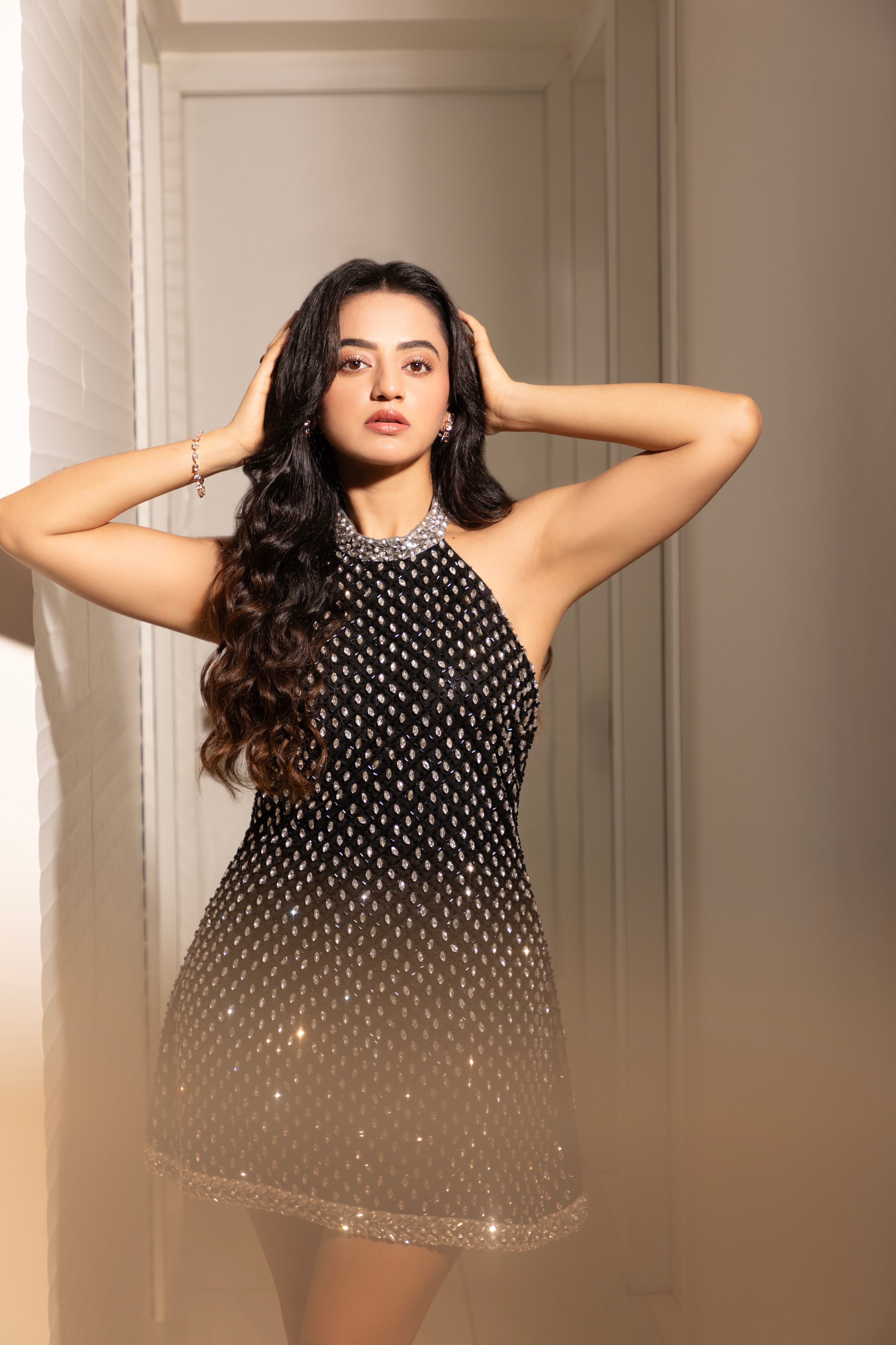 Helly shah in our Lumiere Dress
