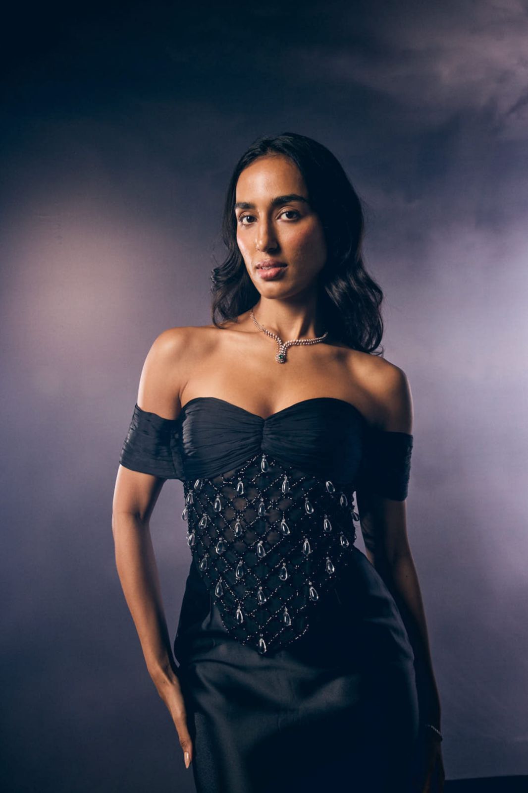 NOIR MOSAIC CORSET