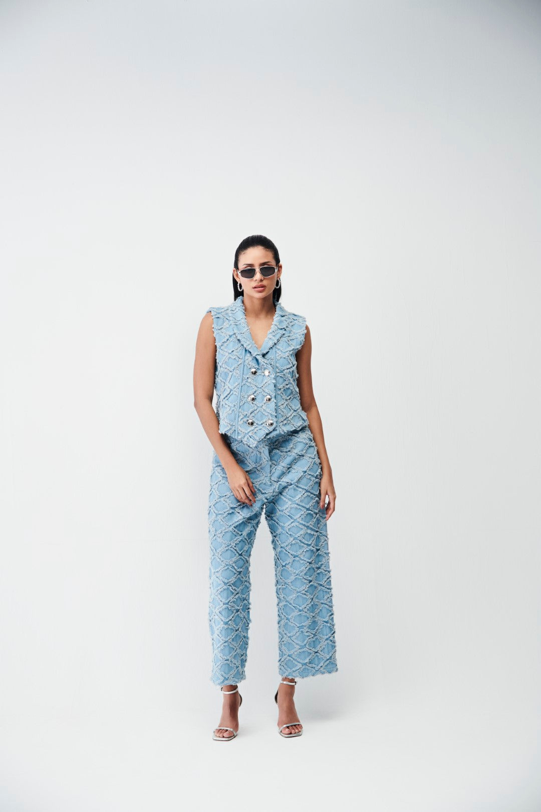 Isabella Denim Waist Coat & Jeans