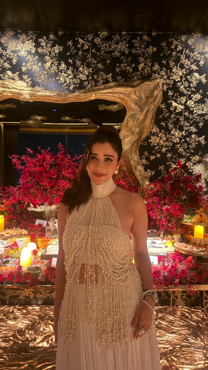 Nyra banerjee in our pearl cascade set