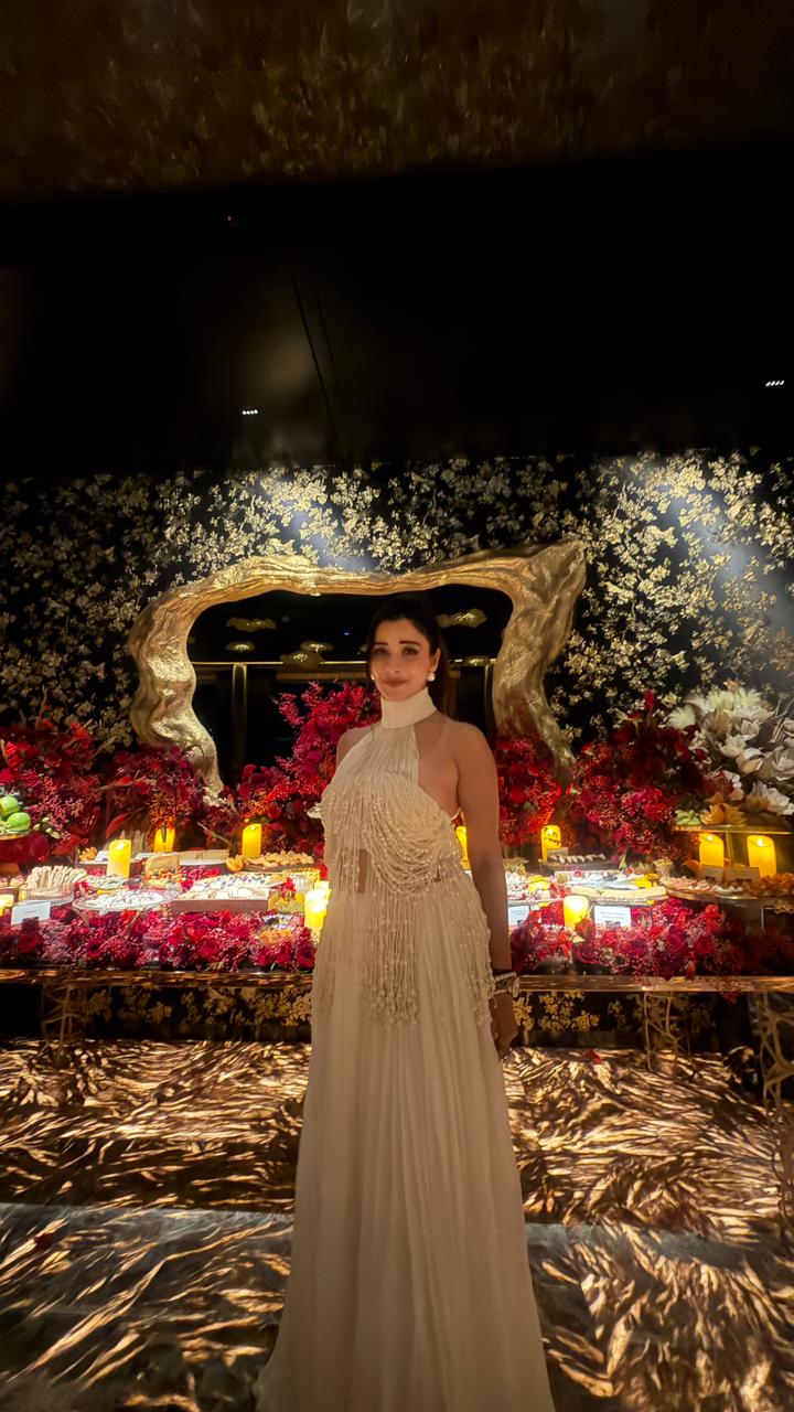 Nyra banerjee in our pearl cascade set