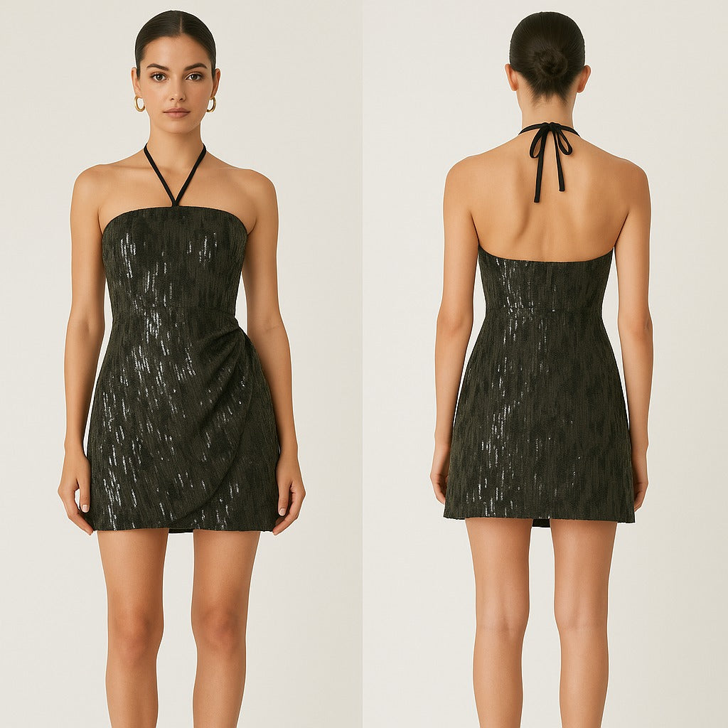 MIDNIGHT RIFF DRESS